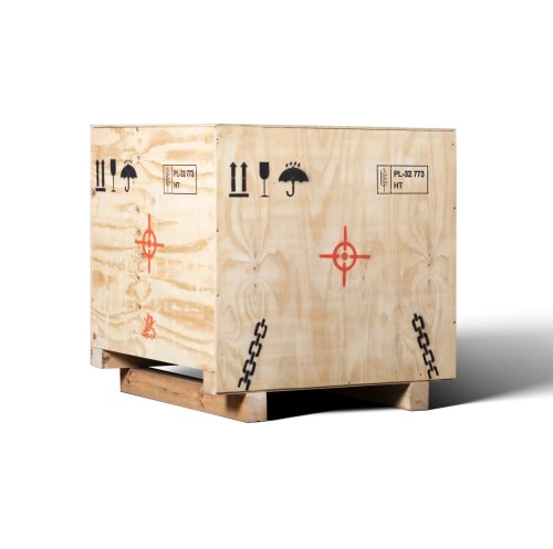 Przejdź do produktu Skrzynie drewniane z poszyciem ze sklejki - ISPM15 do 1000kg -S