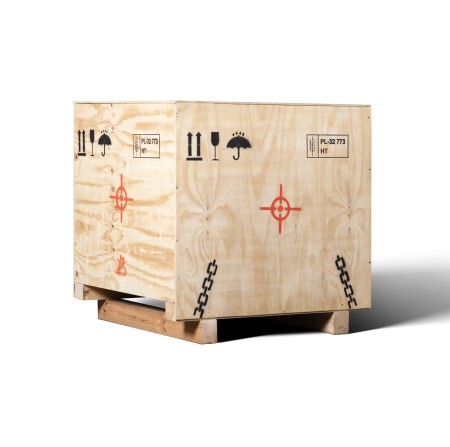 Skrzynie drewniane z poszyciem ze sklejki - ISPM15 od 1 000 kg do 6 000 kg