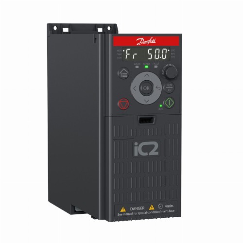 Przejdź do produktu Falownik/przetwornik Danfoss iC2 Micro 3.0 kW 7,2A 3x400V IP20 iC2-30FA3N04-07A2E20F2+ACBC